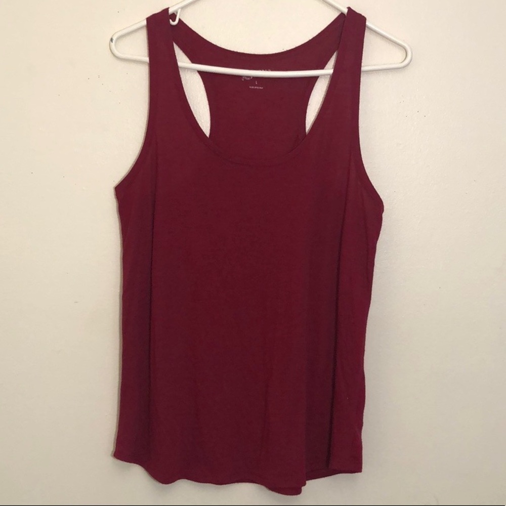 Arizona Jean Co Burgundy Tank Top For Women Size L